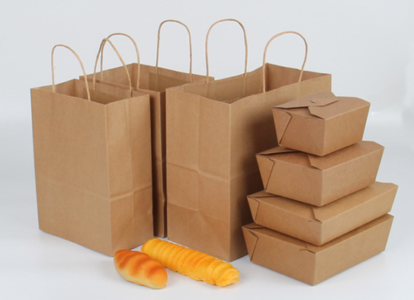 Food Grade Kraft Paper Bag Custom Printing From the Anhui Factory