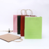Wholesale Kraft Paper Bag With Handle Custom Printed Shopping Paper Bags With Your Own logo