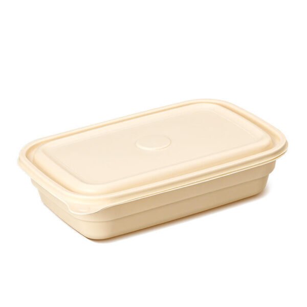 Biodegradable Cornstarch Takeaway Food Packaging Boxes Disposable to Go Lunch Bento Box Food Container Wholesale