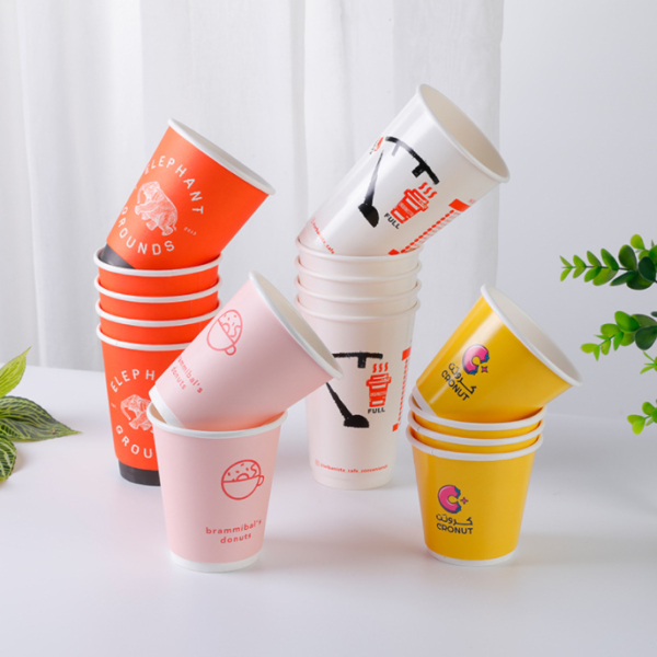 Custom Color Printing Disposable Paper CupCustom Color Printing Disposable Paper Cup All Sizes Wholesale Paper Cup