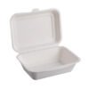 Ecofriendly Bamboo Paper Pulp Food Container Takeaway Lunch Storage Sandwich Box Product Disposable