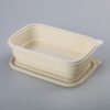 Biodegradable Cornstarch Takeaway Food Packaging Boxes Disposable to Go Lunch Bento Box Food Container Wholesale