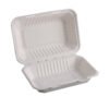 Ecofriendly Bamboo Paper Pulp Food Container Takeaway Lunch Storage Sandwich Box Product Disposable