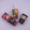 Wholesale Lions Brand 4oz/6oz/7oz/8oz Synthetic Paper Disposable Single Wall Cups Custom Logo for Juice Beverage