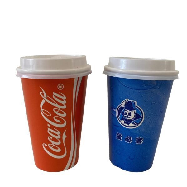 Disposable Double PE Coated Cold Drink 9oz 12oz 16oz Paper Cup for Juice, Soda,MilkShake, Cola