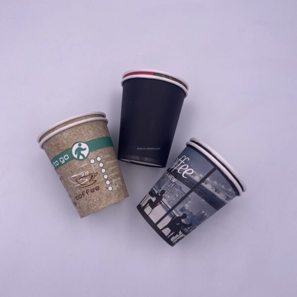 Kangle Brand Disposable Synthetic Paper Single Wall Cups 4oz/6oz/7oz/8oz