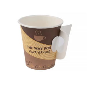 Custom logo 200ml 300ml Disposable Paper Cup 7oz 9oz Coffee Paper Cup With Handle
