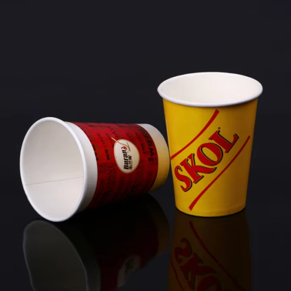 imgi_304_Hba75d8108c86408fb0d313059d31118fK High Demand Disposable Single Wall Cafes with Lids Customization Printing 4oz/6oz/7oz/8oz Synthetic Paper Cup