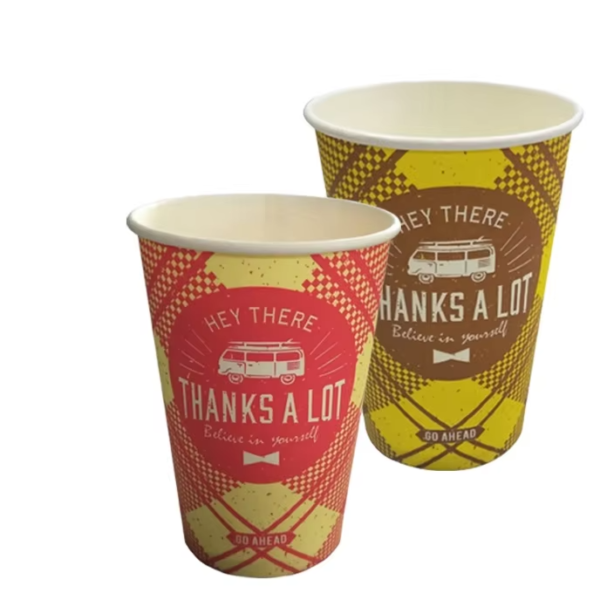 Wholesale Clean Leak-proof High-end Single Wall 4oz/6oz/7oz/8oz Coffee/Tea/Milk Disposable Synthetic Paper Cup