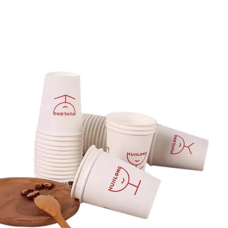 Disposable Single Wall Synthetic Paper Cups for Hot/Cold Beverages (4oz/6oz/7oz/8oz)