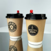 Customized Coffee Drinking Tea Paper Cup Disposable Paper Coffee Cups Double Wall Ripple Wall Paper Coffee Cups
