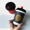 Customized Coffee Drinking Tea Paper Cup Disposable Paper Coffee Cups Double Wall Ripple Wall Paper Coffee Cups