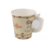 Custom logo 200ml 300ml Disposable Paper Cup 7oz 9oz Coffee Paper Cup With Handle