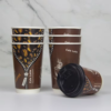 Customized Coffee Drinking Tea Paper Cup Disposable Paper Coffee Cups Double Wall Ripple Wall Paper Coffee Cups