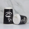 Customized Coffee Drinking Tea Paper Cup Disposable Paper Coffee Cups Double Wall Ripple Wall Paper Coffee Cups