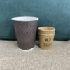 Hot Selling High Quality 4oz 7oz 8oz 12oz Double Ripple Paper Cups