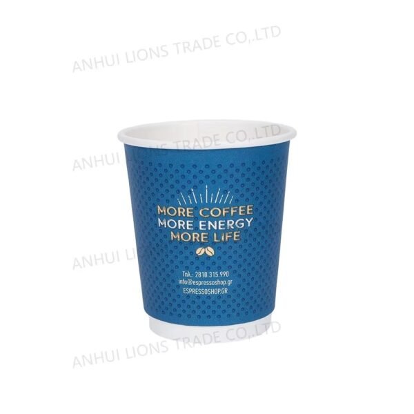 Custom 8oz 12oz 16oz Double Paper Cup with logo